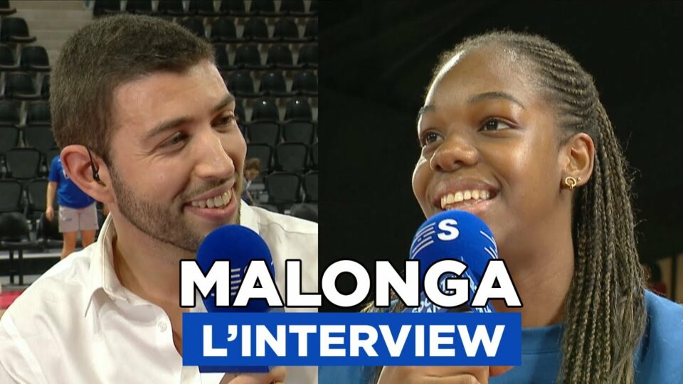 Dominique MALONGA (LDLC ASVEL F. et équipe de France) interrogée par Lukas NICOT