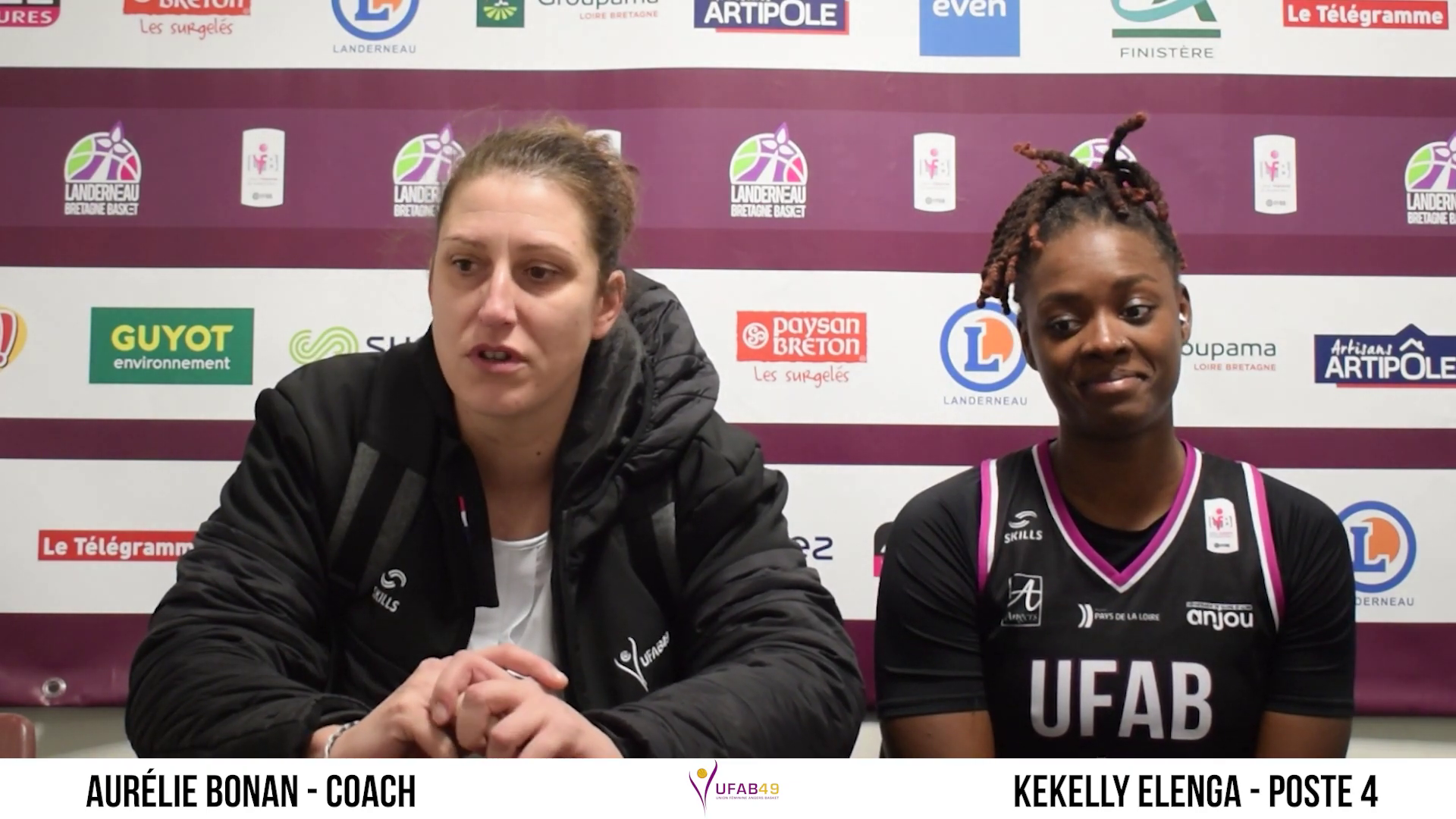 LFB : Conférence de presse après Landerneau B. B. – Angers