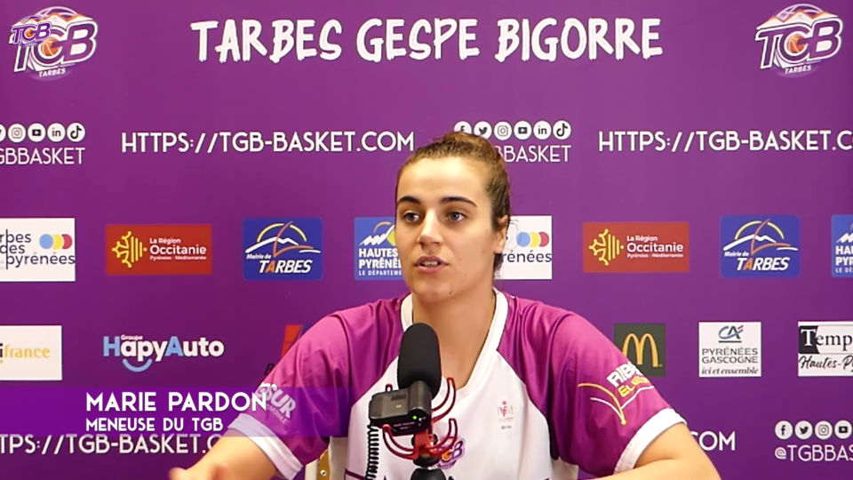 LFB : Conférence de presse après Tarbes – Angers