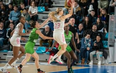 Eurocoupe – 8° de finales aller : le LDLC ASVEL Féminin et Angers l’emportent, Le BLMA sauve les meubles tandis que les Flammes s’écroulent en seconde période