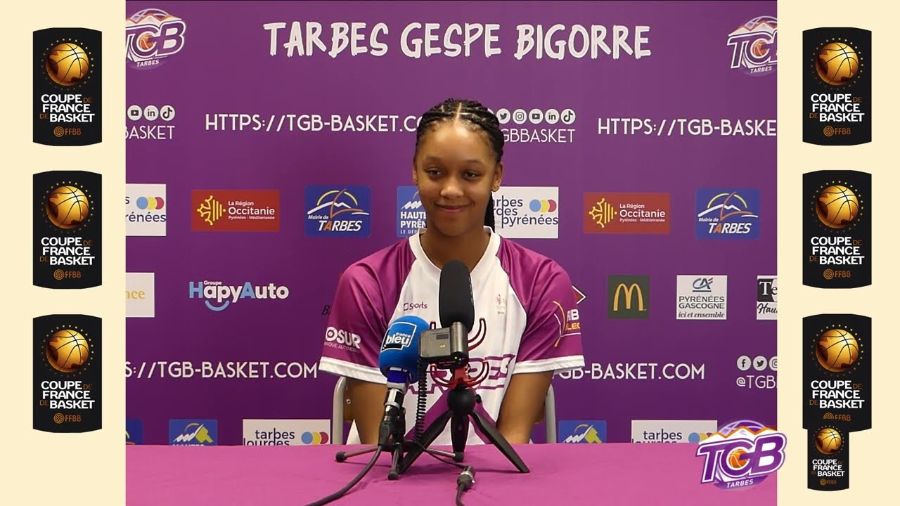 Coupe de France : Conférence de presse après Tarbes – LDLC ASVEL Féminin
