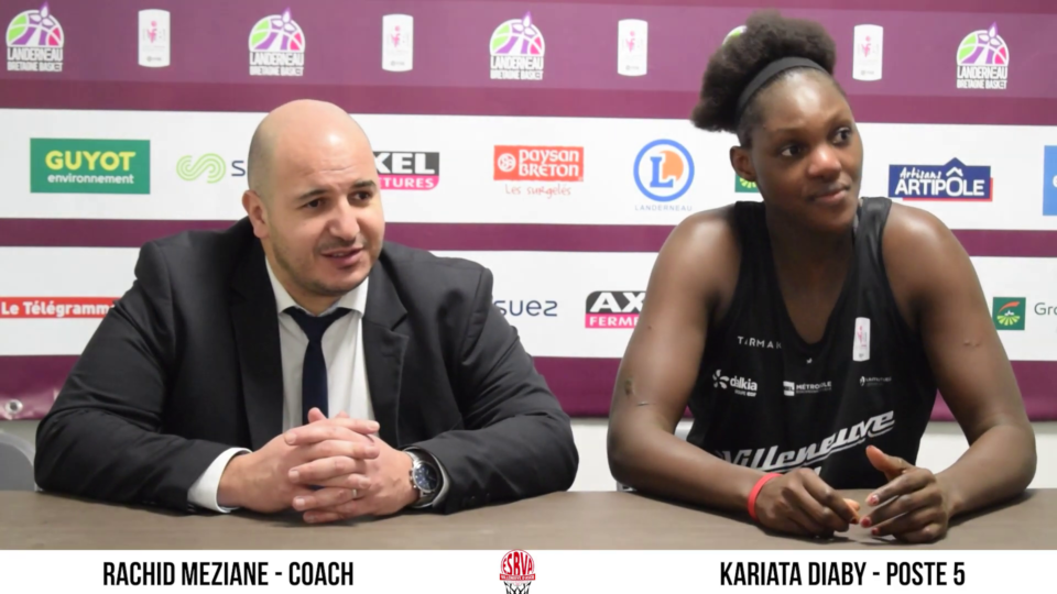 LFB : Conférence de presse après Landerneau B. B. – Villeneuve d’Ascq