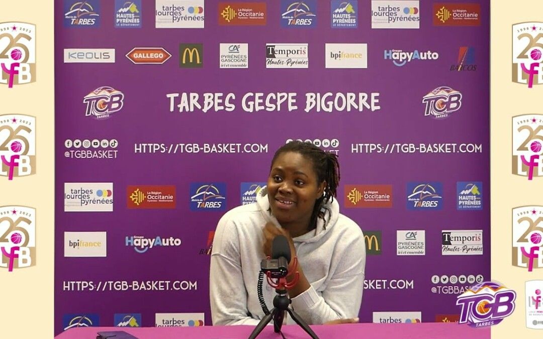 LFB : Conférence de presse après Tarbes – St Amand