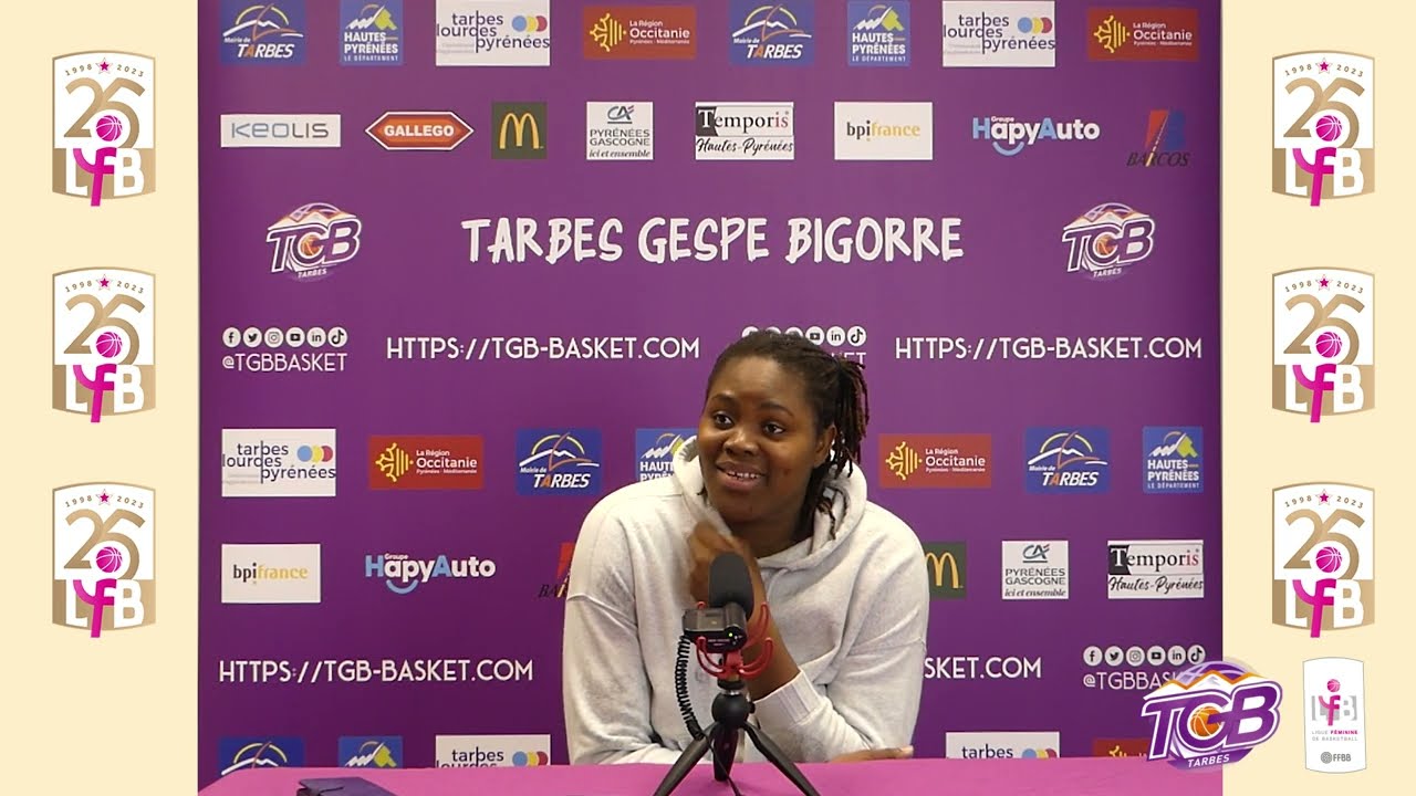 LFB : Conférence de presse après Tarbes – St Amand