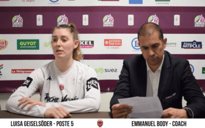 LFB : Conférence de presse après Landerneau B. B. – La Roche-Vendée