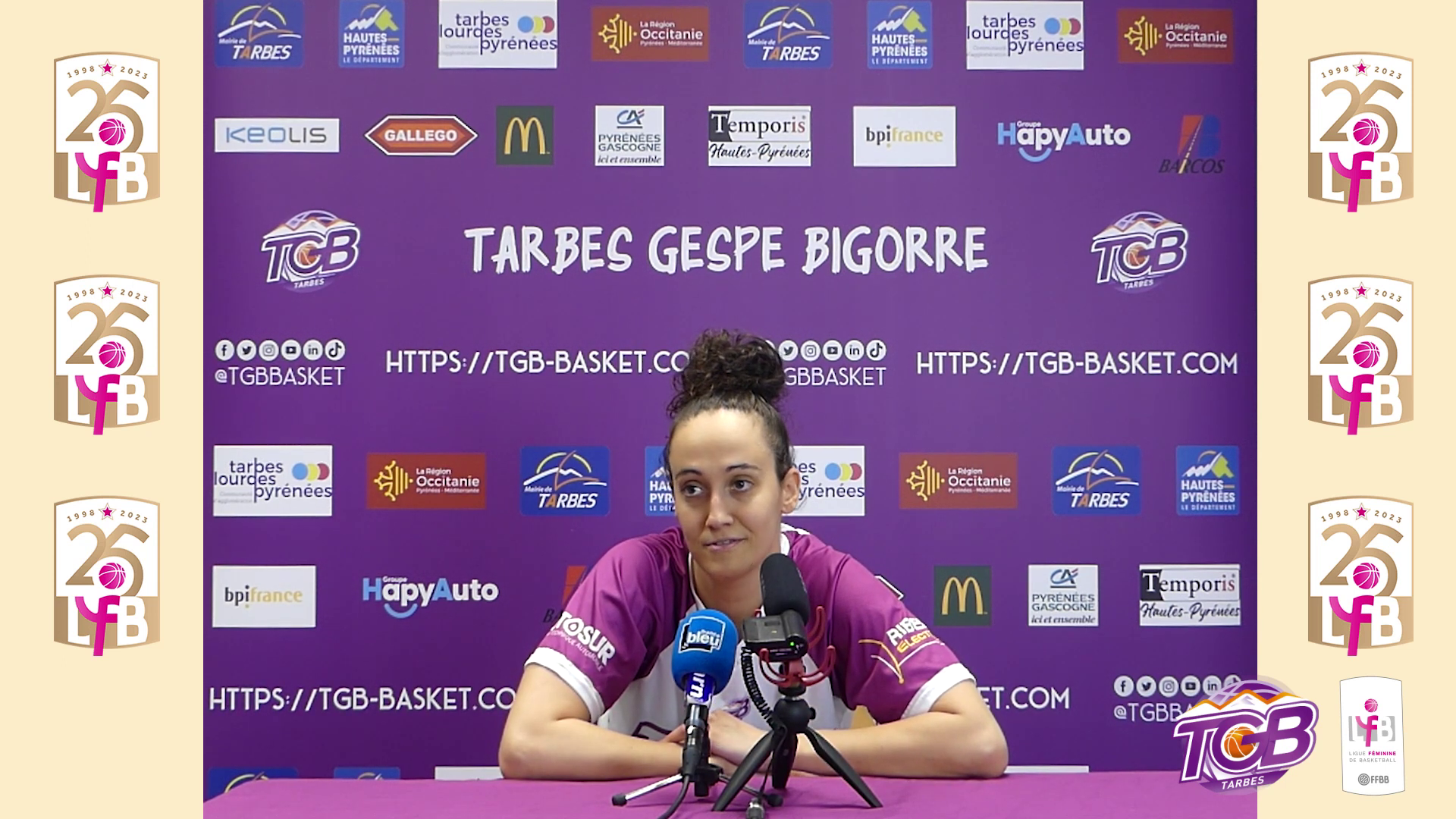 LFB : Conférence de presse après Tarbes – La Roche-Vendée