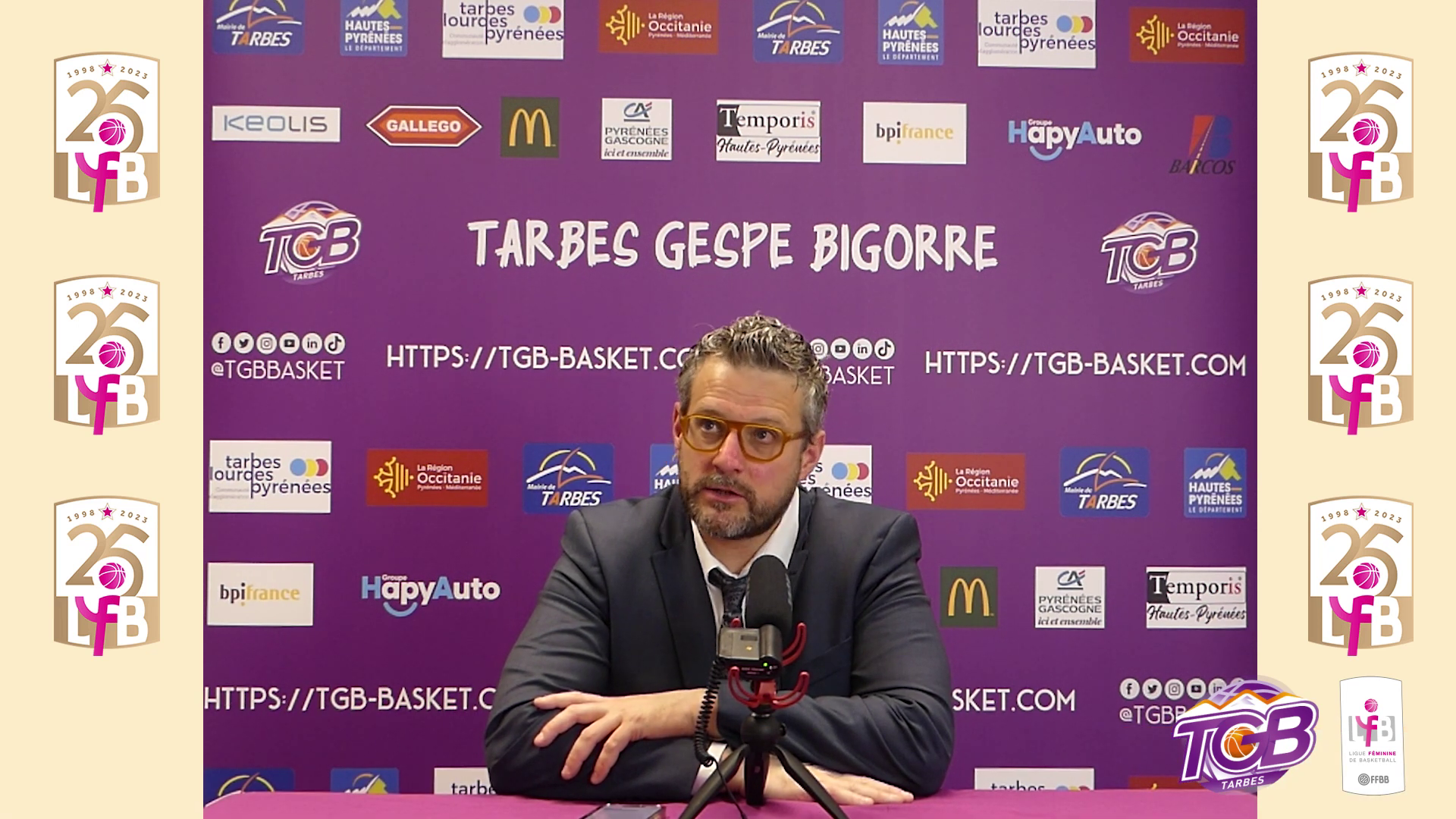 LFB : Conférence de presse après Tarbes – Charleville-Mézières