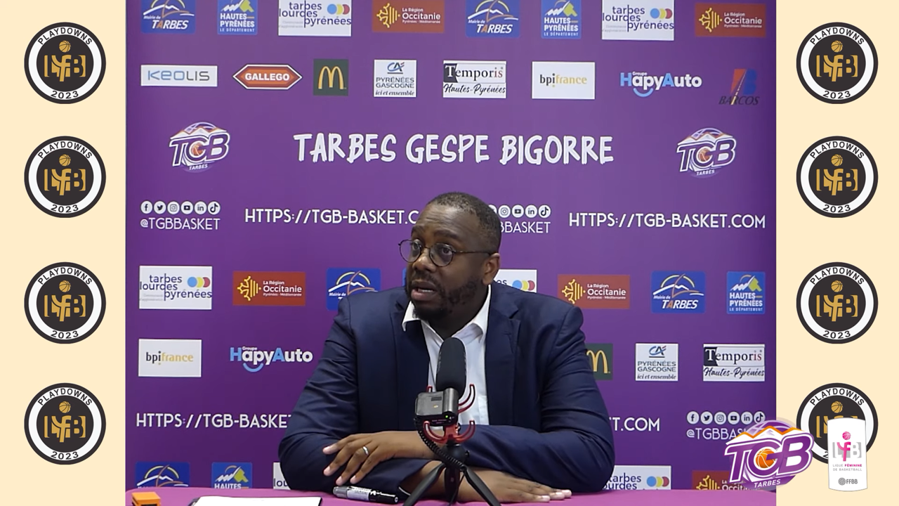 LFB : Conférence de presse après Tarbes – Landerneau Bretagne Basket