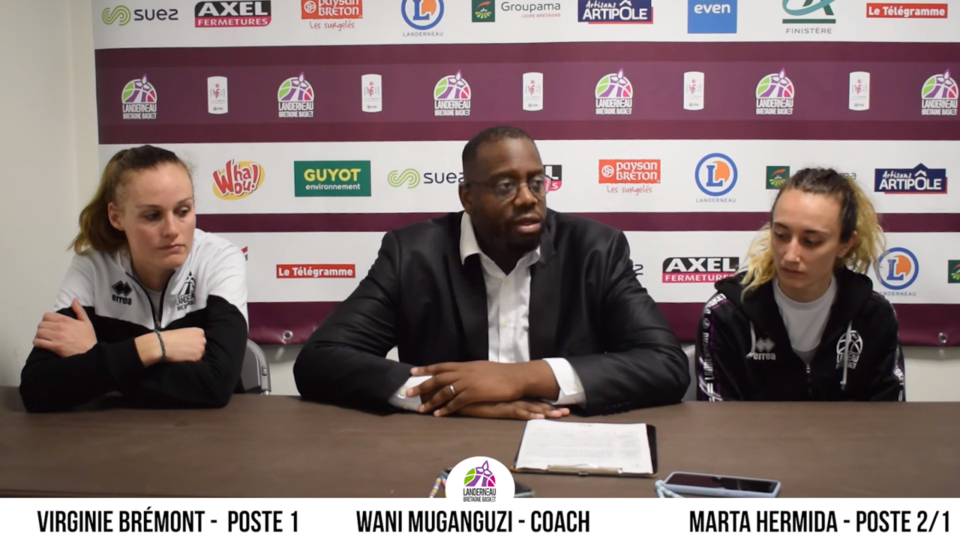 LFB : Conférence de presse après Landerneau B. B. – Toulouse