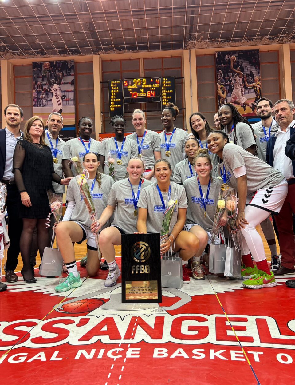NF1 : Nice champion, Voiron s’impose largement