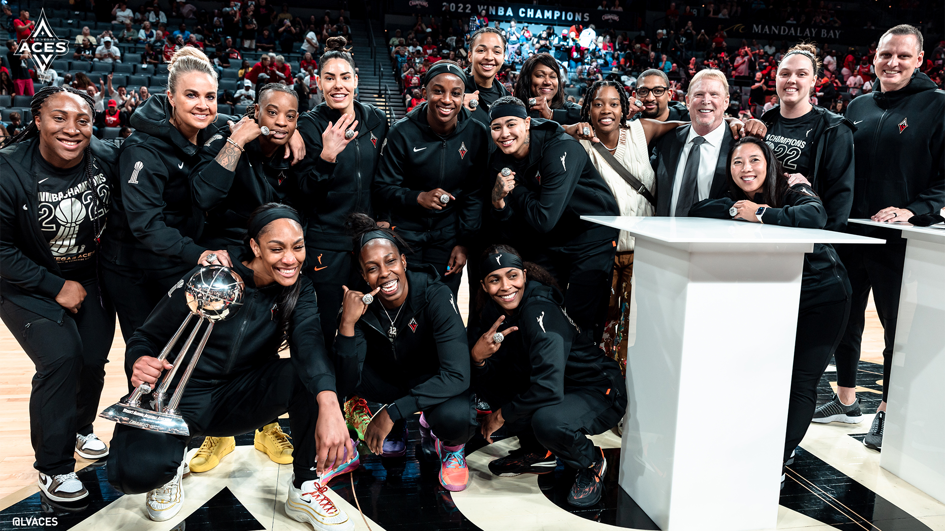 WNBA : Revivez la cérémonie de remise des bagues aux Las Vegas Aces