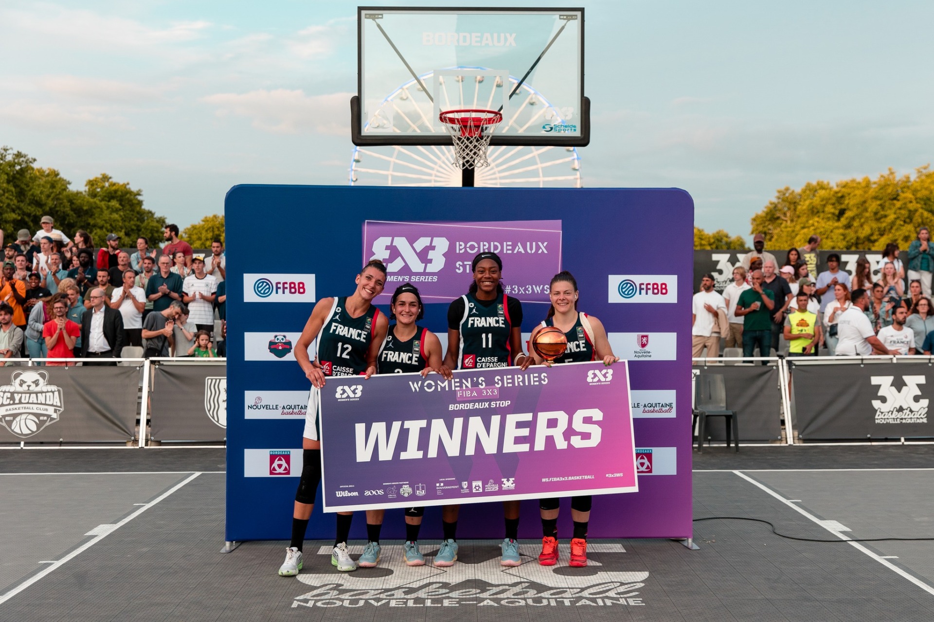 Women’s Series Bordeaux 3×3 : Les Françaises vainqueures contre la Chine, elles remportent leur 3ème finale 3×3