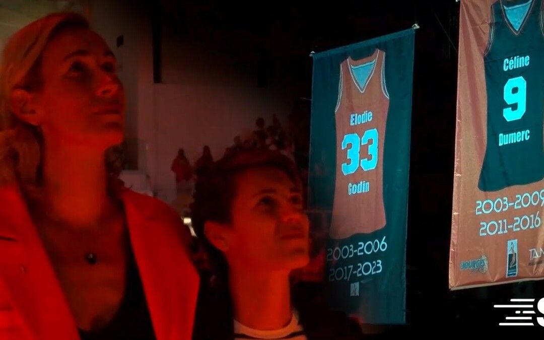 Revivez la cérémonie de retrait des maillots de Céline DUMERC et Elodie GODIN en intégralité