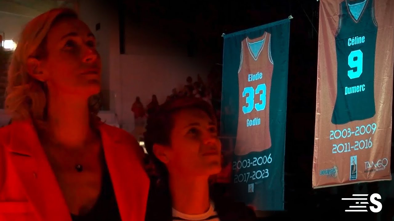 Revivez la cérémonie de retrait des maillots de Céline DUMERC et Elodie GODIN en intégralité