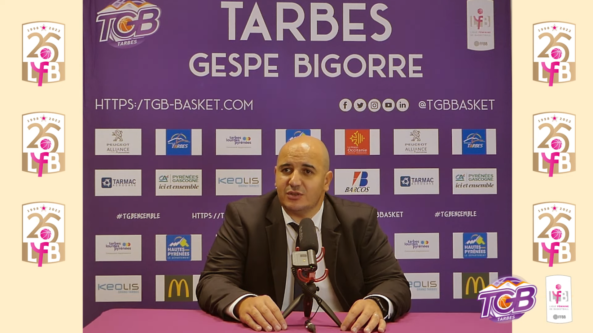 LFB : Conférence de presse après Tarbes – Villeneuve d’Ascq