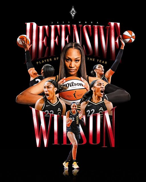 WNBA : A’Ja WILSON (Las Vegas) a été de nouveau désignée Défenseure de l’Année