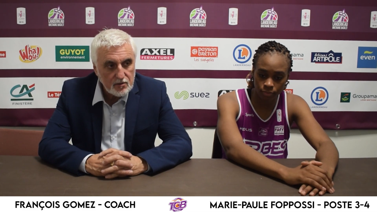 LFB : Conférence de presse après Landerneau B. B. – Tarbes