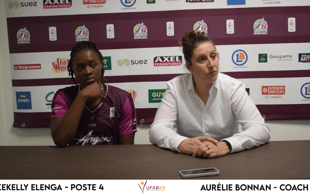 LFB : Conférence de presse après Landerneau B. B. – Angers
