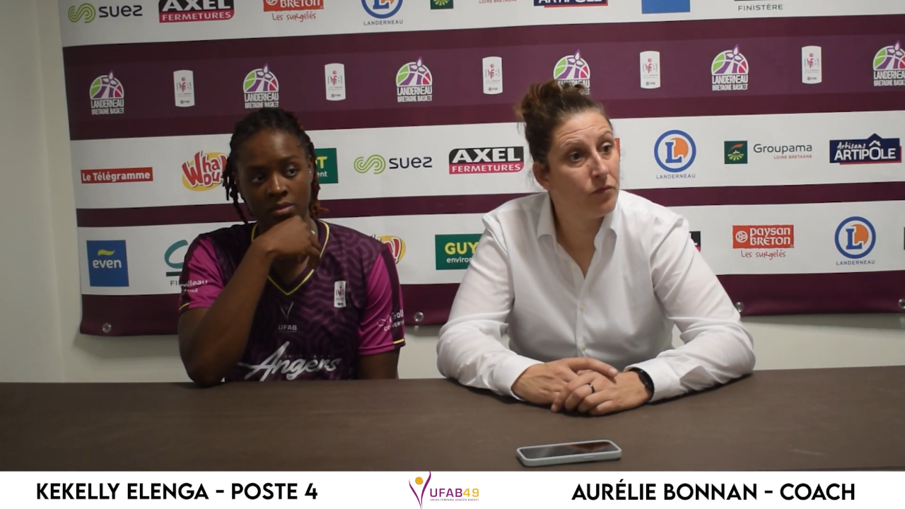 LFB : Conférence de presse après Landerneau B. B. – Angers