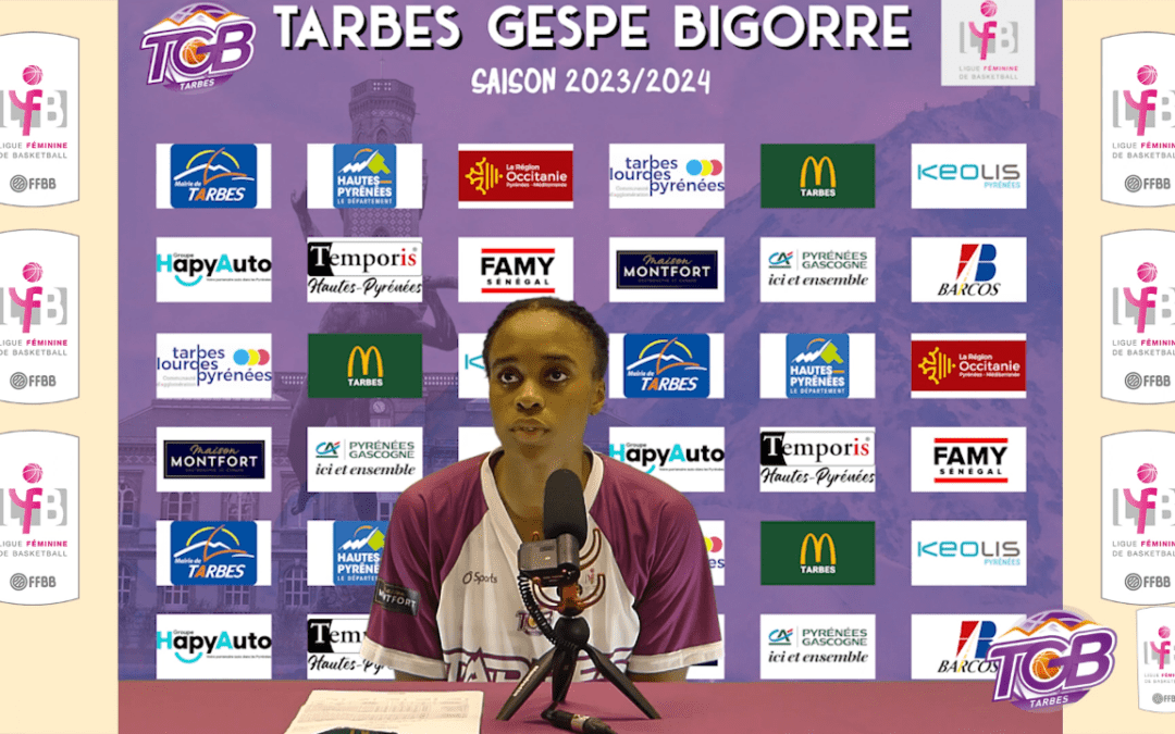 LFB : Conférence de presse après Tarbes – St Amand