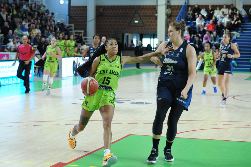 LFB : St Amand signe sa première victoire, Basket Landes et Charnay enchaînent