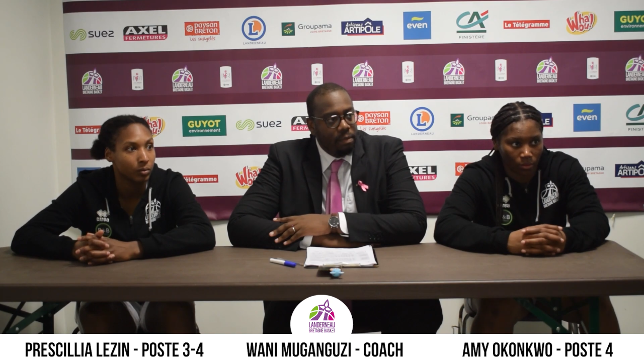 LFB : Conférence de presse après Landerneau Bretagne Basket – Bourges