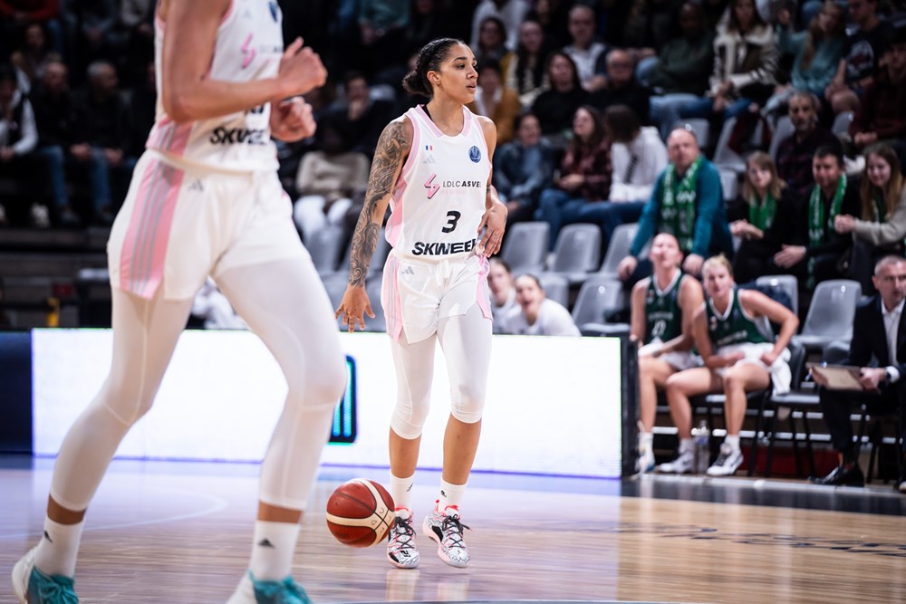Euroligue : Le LDLC ASVEL Féminin décroche sa première victoire, Villeneuve d’Ascq remporte le duel face à Basket Landes