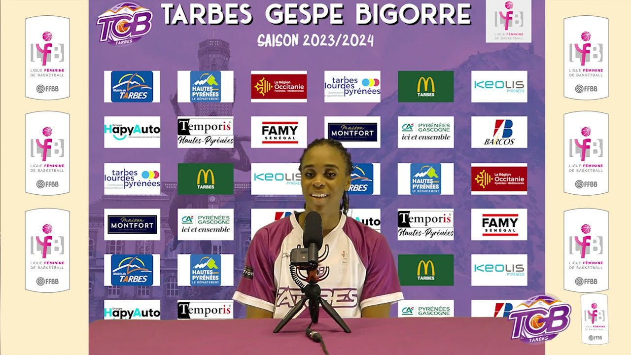 LFB : Conférence de presse après Tarbes – La Roche-Vendée