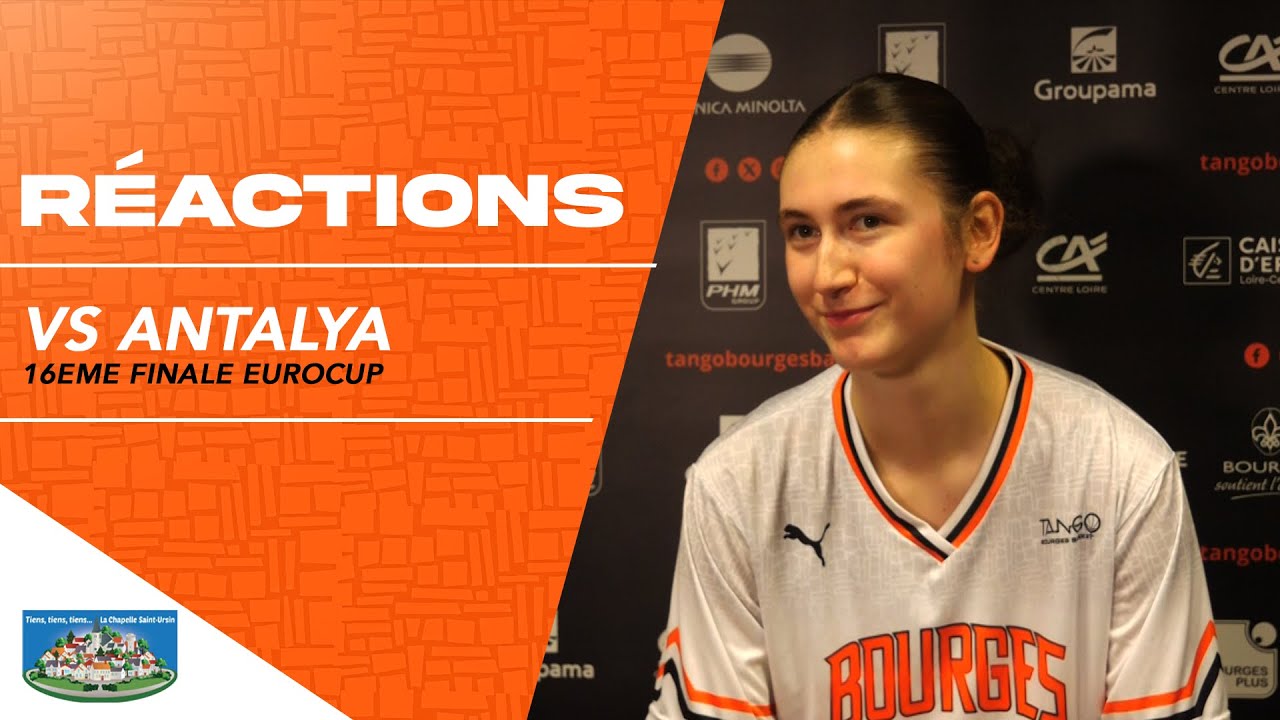 Eurocoupe : Conférence de presse après Bourges – Antalya