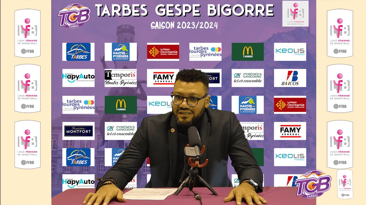 LFB : Conférence de presse après Tarbes – Lattes-Montpellier