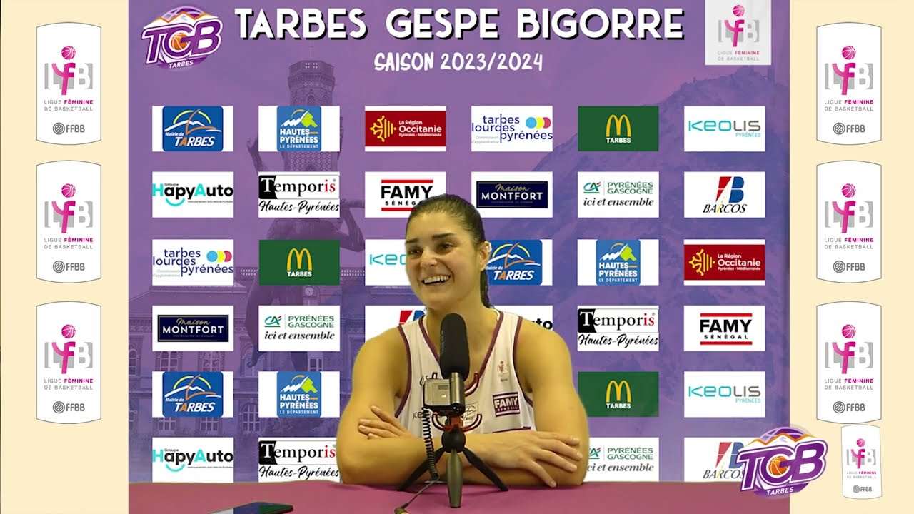 LFB : Conférence de presse après Tarbes – Angers