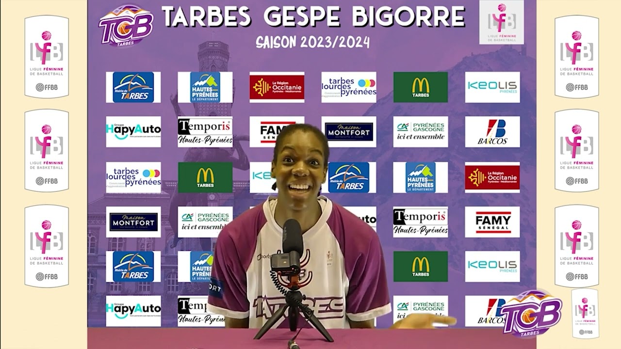 LFB : Conférence de presse après Tarbes – Landerneau B. B.