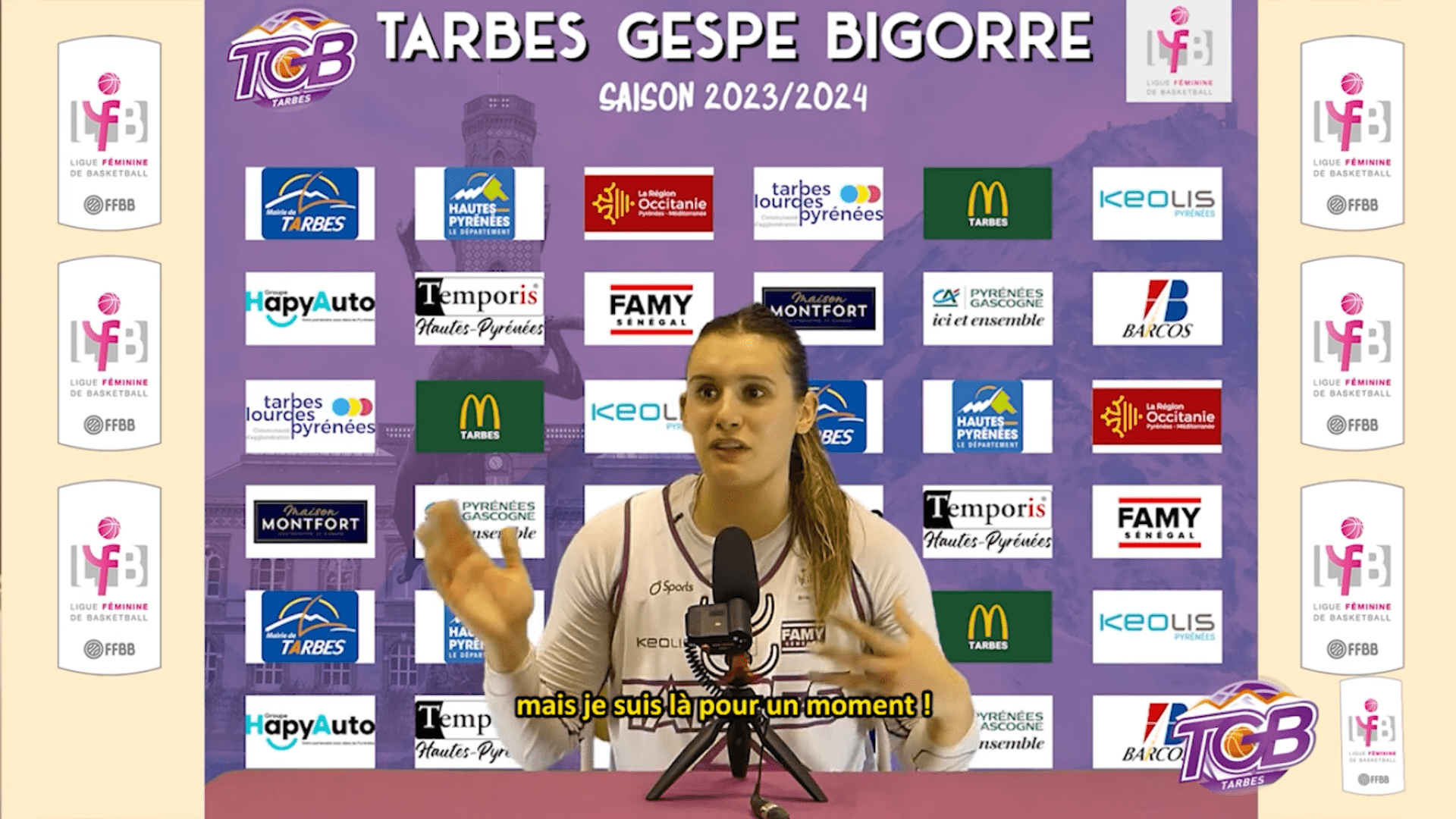LFB : Conférence de presse après Tarbes – LDLC ASVEL Féminin