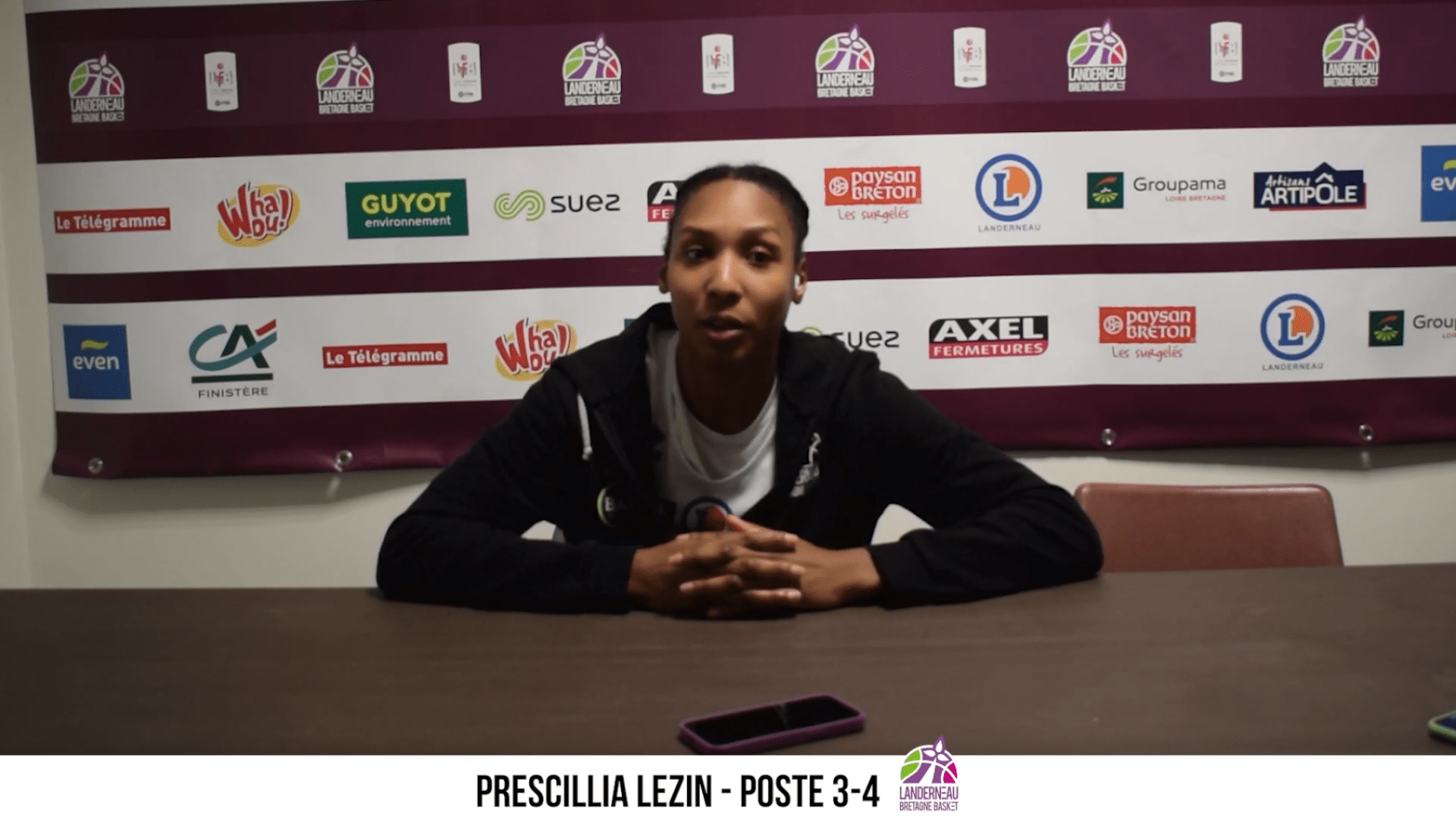 LFB : Conférence de presse après Landerneau B. B. – St Amand