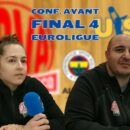 Euroligue : Conférence de presse de Caroline HERIAUD et Rachid MEZIANE avant de partir pour le Final Four