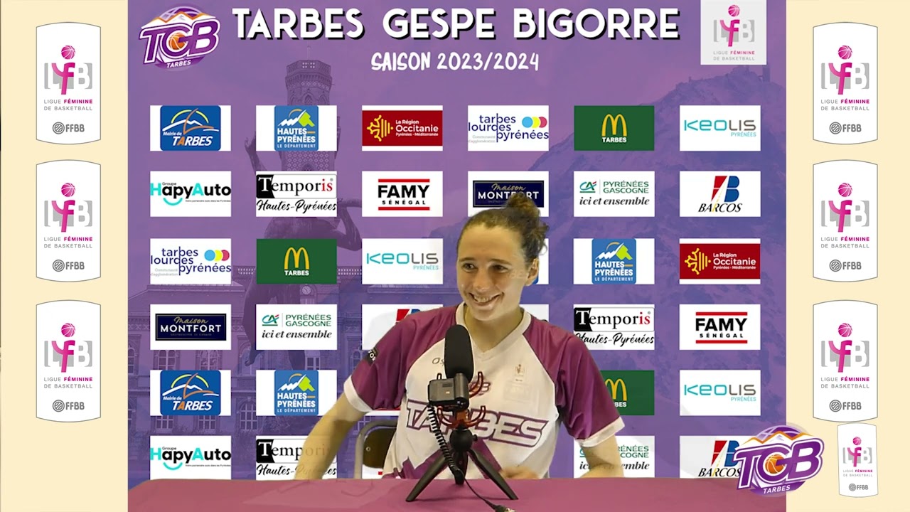 LFB : Conférence de presse après Tarbes – Bourges