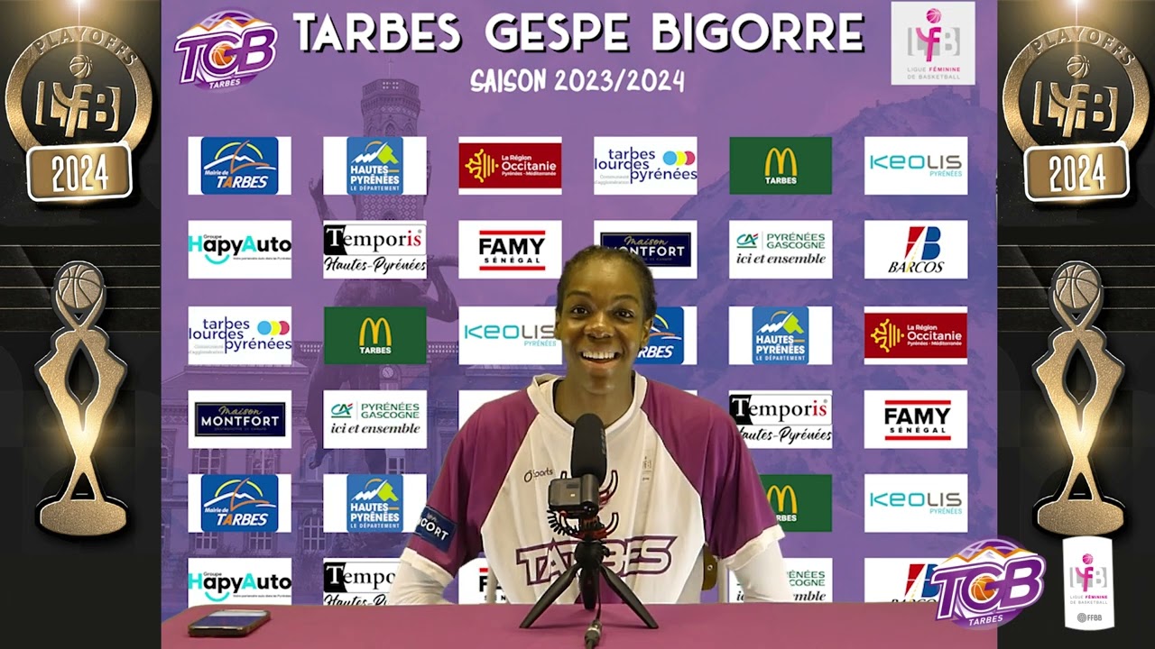 Playoffs LFB : Conférence de presse après Tarbes – Bourges