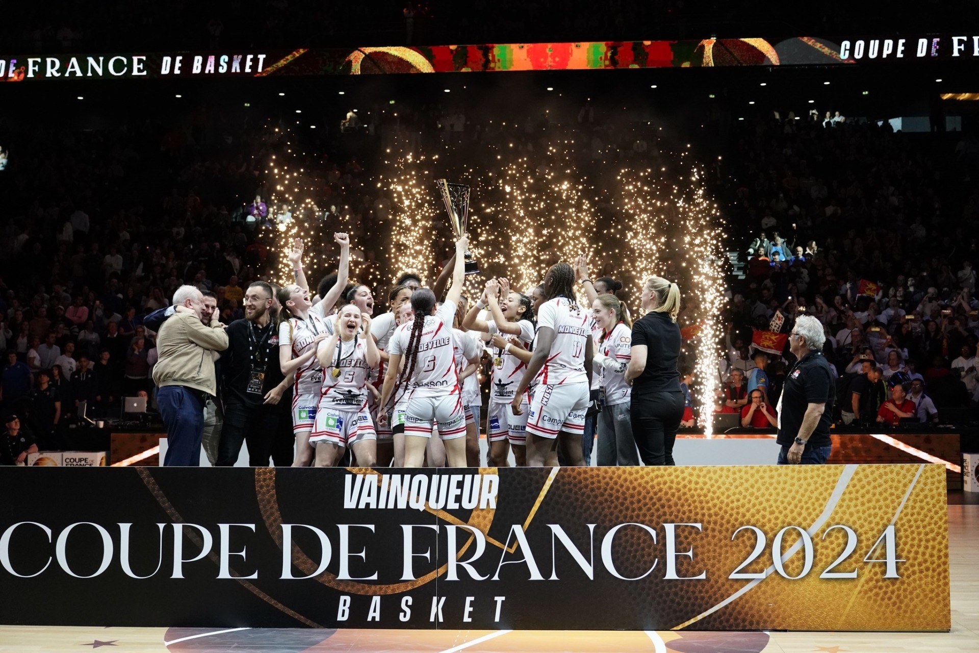 Coupe de France U18F : 8ème titre pour les Mondevillaises face aux Espoirs du BLMA