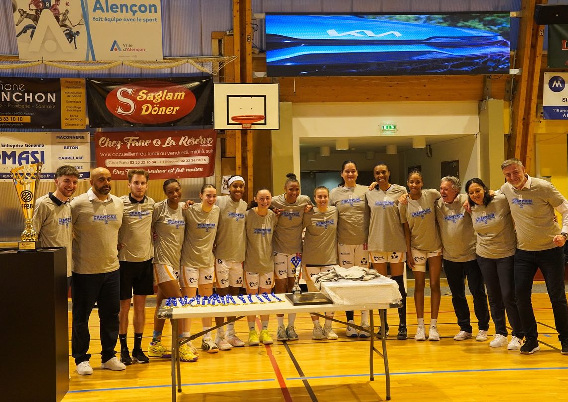 Playoffs NF1 : Alençon fête son titre de champion de belle manière