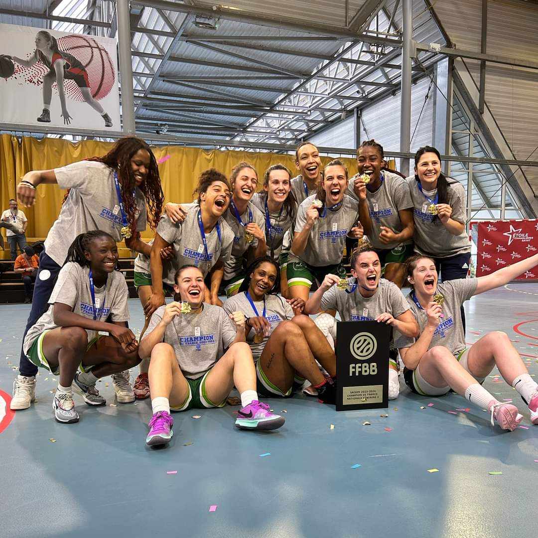NF2 : Les Girondines championnes de France, Dieppe (dauphines) et Bihorel (3ème) complètent le podium 2024