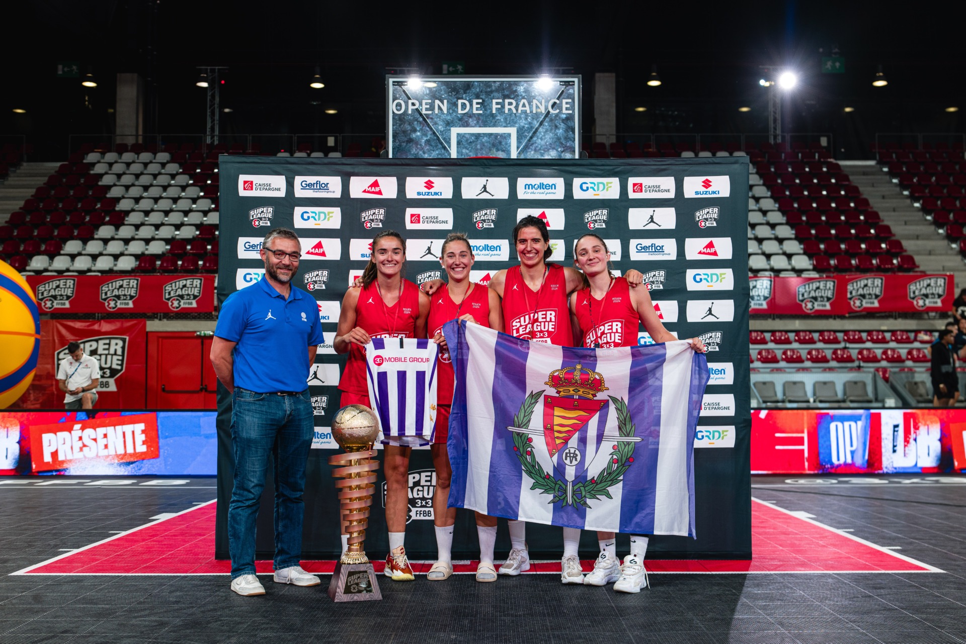 L’équipe espagnole 3G RVB 3×3 remporte l’Open de France 2024 !