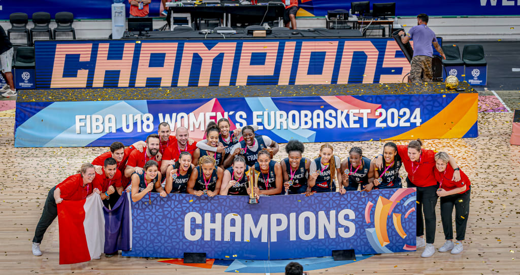 Euro U18 2024 : Après 2012 et 2016, 3ème titre européen pour les Françaises de la MVP du tournoi Nell ANGLOMA
