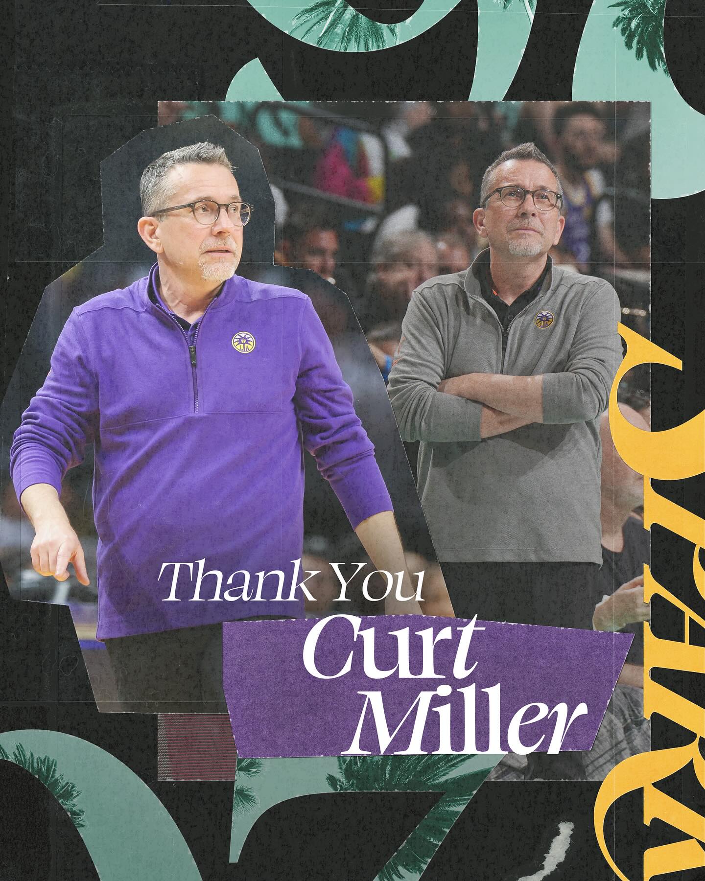 WNBA : Curt MILLER et les Sparks se séparent !