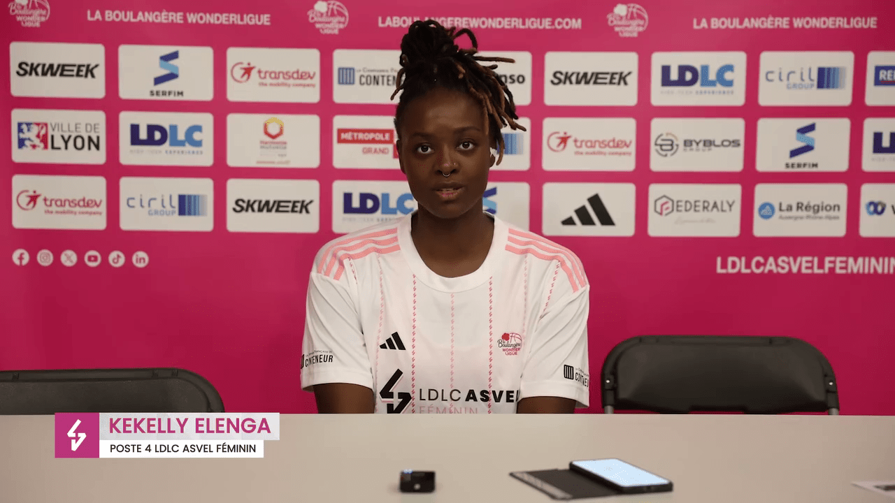 LBWL : Conférence de presse après LDLC ASVEL Féminin – La Roche-Vendée