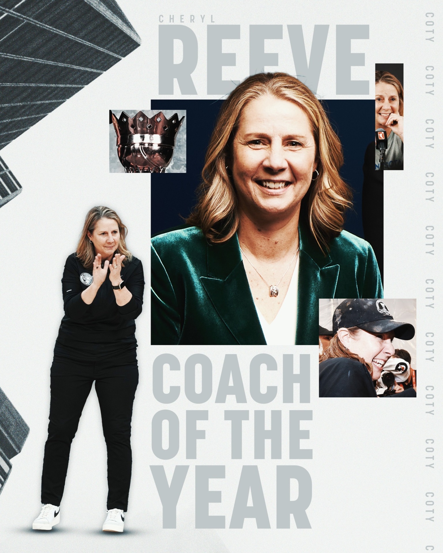 WNBA : Cheryl REEVE sacrée meilleur coach de la saison régulière 2024 !