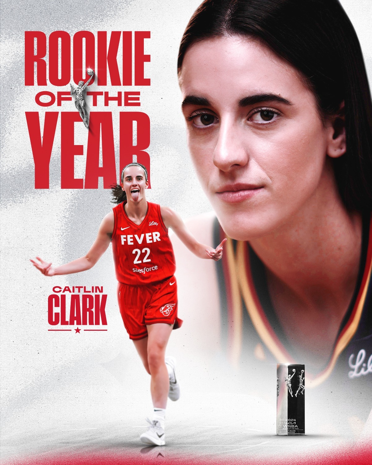 WNBA : Caitlin CLARK, désignée officiellement Rookie de l’année !