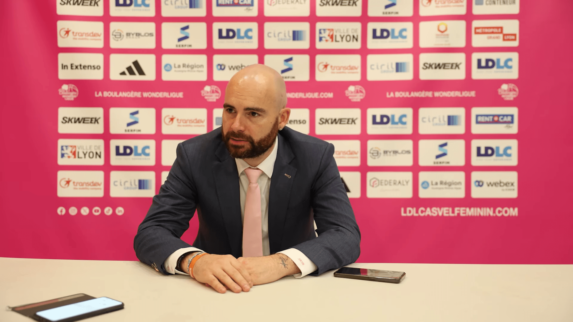 LBWL : Conférence de presse après LDLC ASVEL F. – Landerneau B. B.