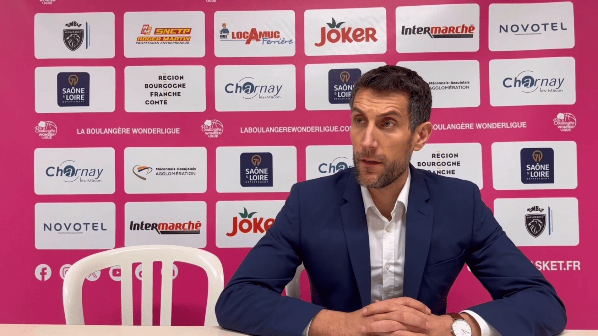 LBWL : Conférence de presse après Charnay – Landerneau B. B.