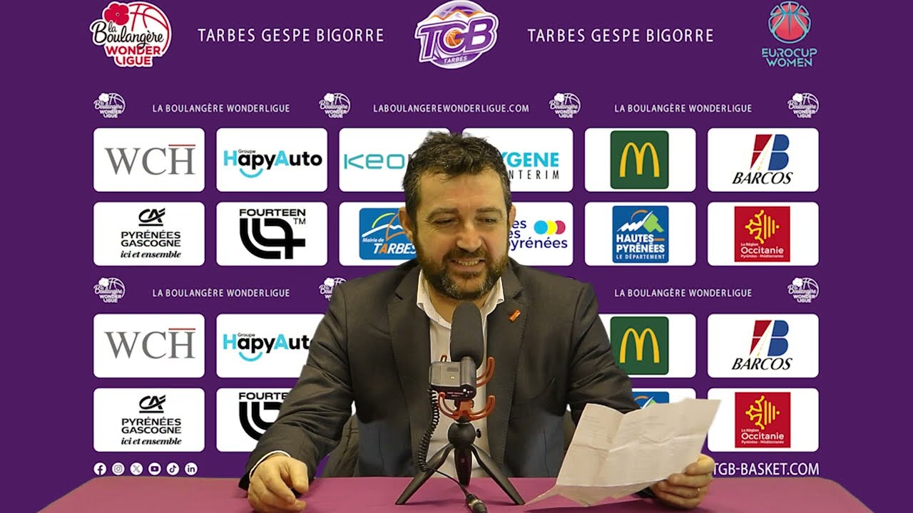 LBWL : Conférence de presse après Tarbes – Bourges
