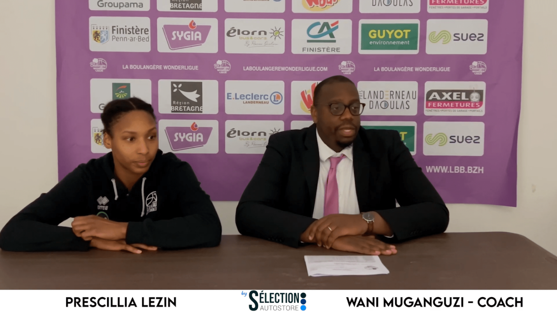 LBWL : Conférence de presse après Landerneau B. B. – Lattes-Montpellier